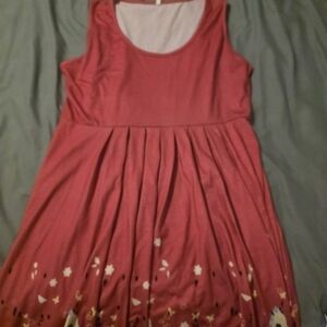 Charming Pink Sleeveless Kids Dress
